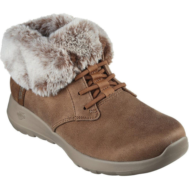 Skechers On-the-GO Joy Cozy Charm Boot Chestnut