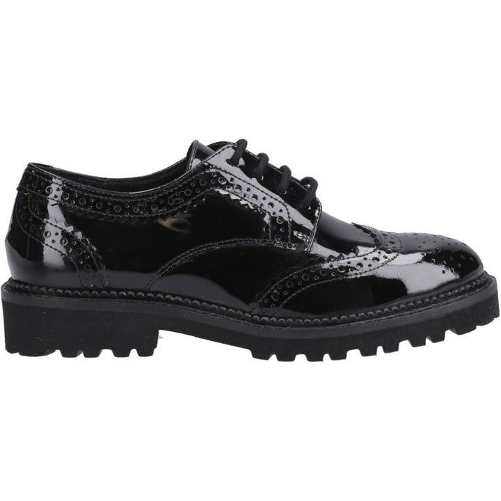 Hush Puppies Gabi Lace Up Patent Jnr – view 5