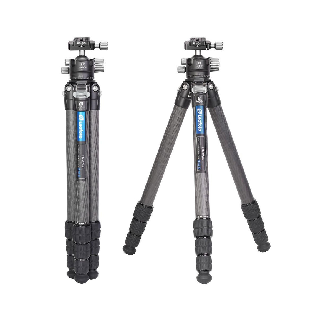 Leofoto Ranger LS-324C 10x Layer Carbon Tripod with LH-40 Ballhead & Separate Centre Column