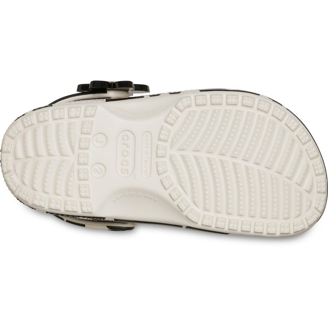 Classic Pop Petals Clog Kid Summit White/Black