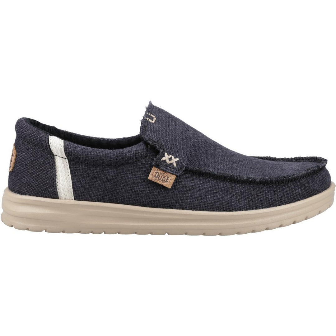 HEYDUDE Mikka Jute Shoes Black/Irish