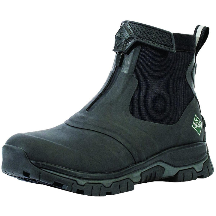 Muck Boots Apex Mid Zip Wellingtons Black/Dark Shadow