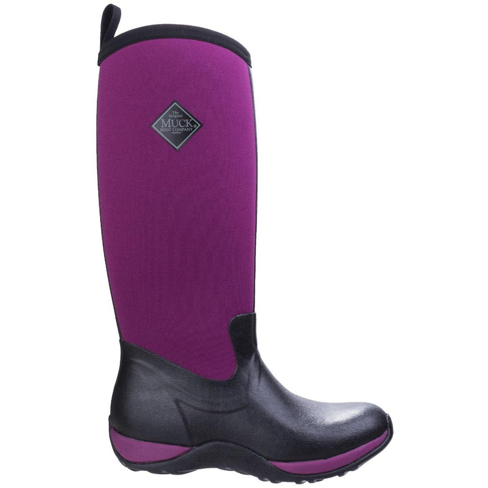 Muck Boots Arctic Adventure Pull On Wellington Boot Black/Ma – view 2
