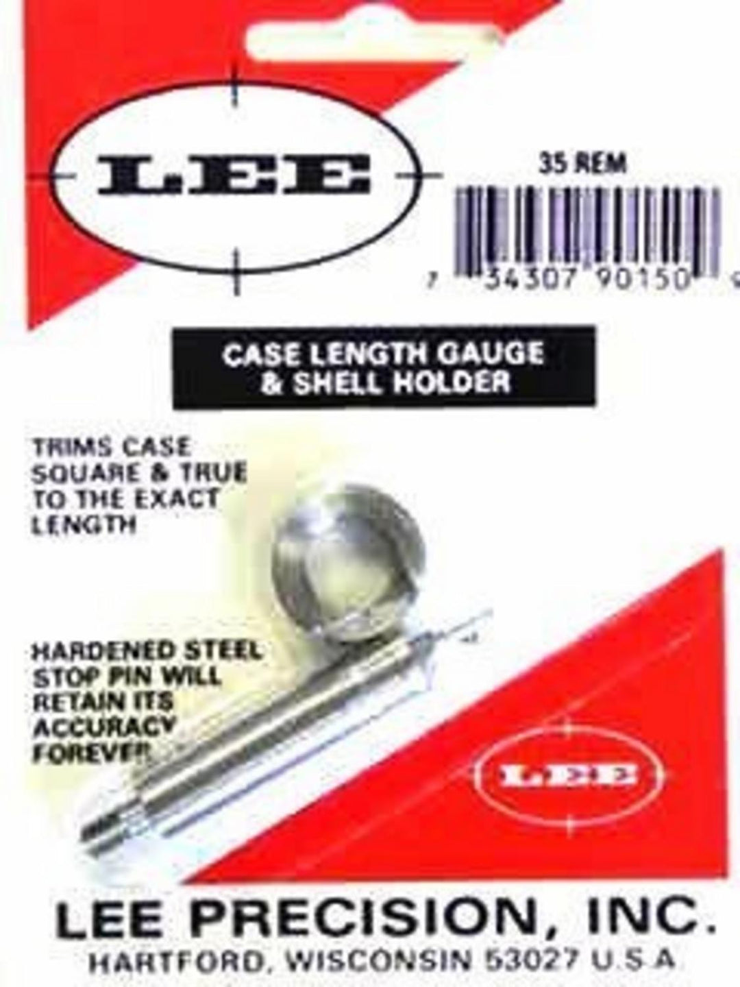 Lee Precision 35 Remington Case Length Gauge and Shell Holder
