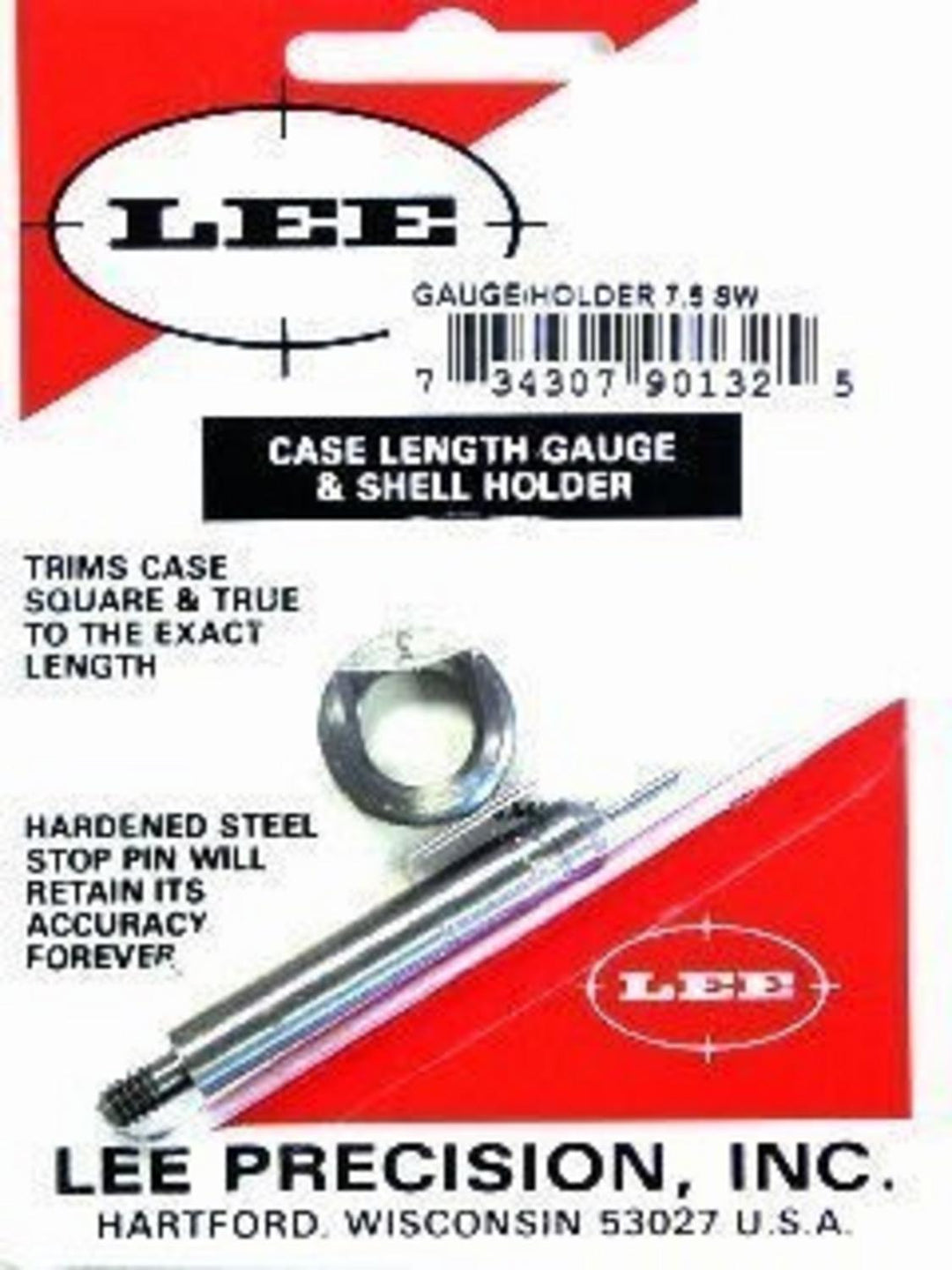 Lee Precision 7.5x55 Swiss Case Length Gauge and Shell Holder
