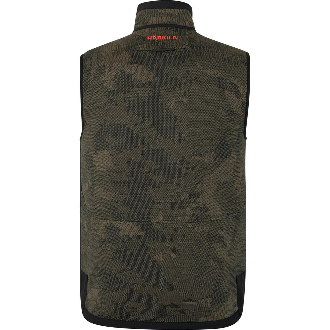 Härkila Kamko Pro Edition reversible waistcoat, camouflage side back view