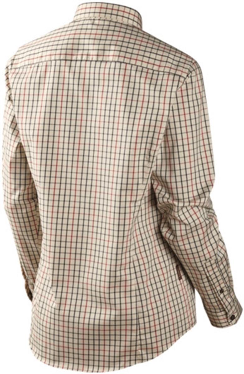 Harkila Lancaster Lady L/S Shirt Red Check Cotton
