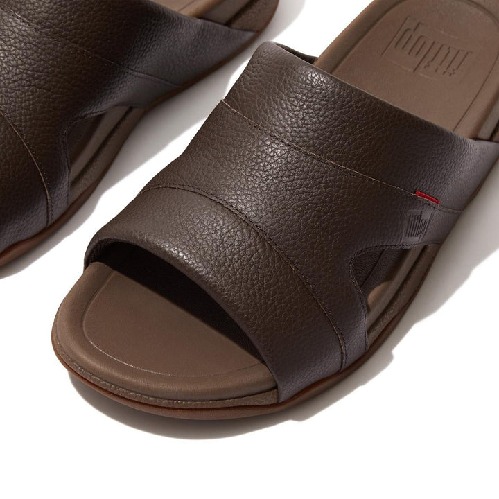 Fitflop Freeway Slide Chocolate Brown