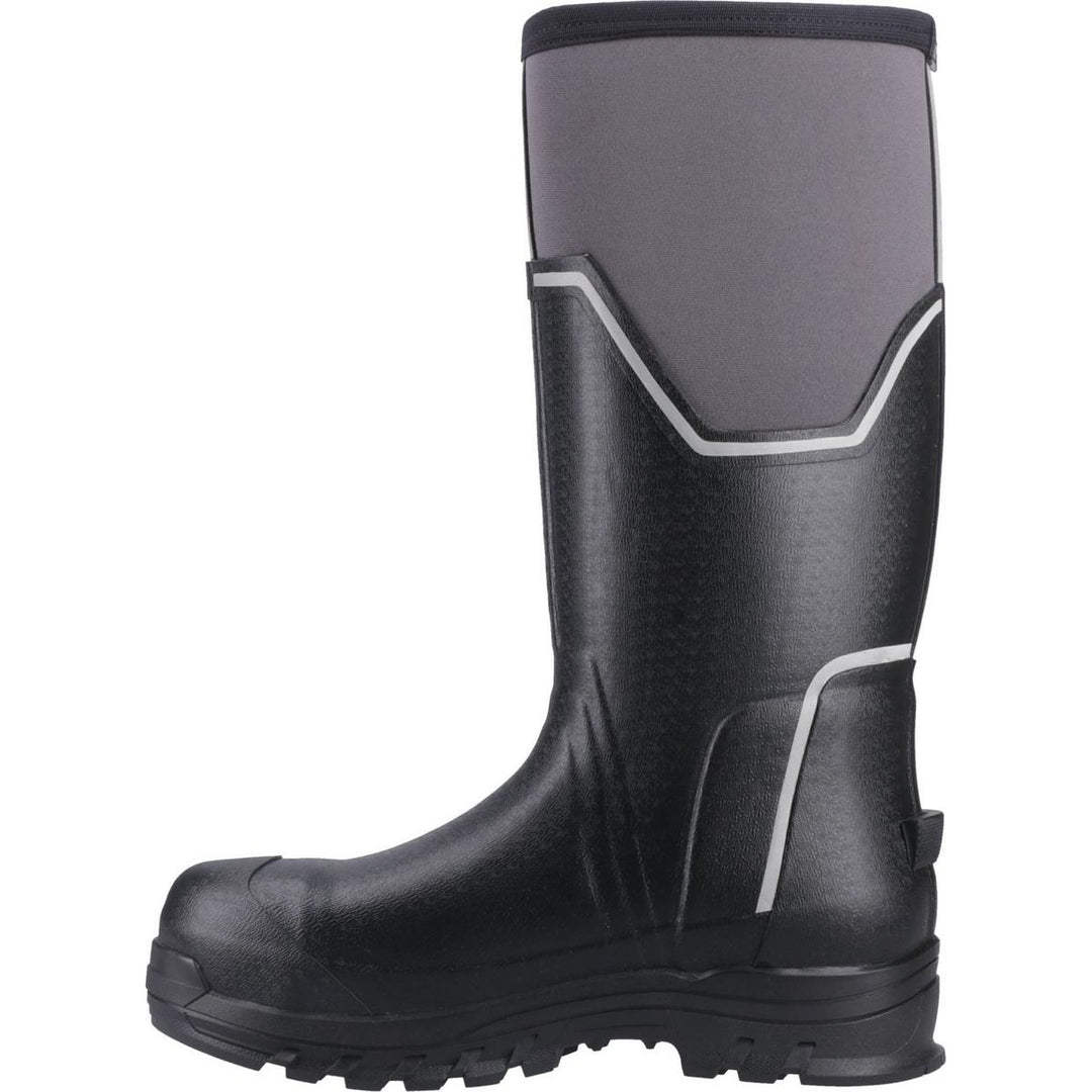 Muck Boots Grit S5 Safety Wellington Black/Grey – view 4