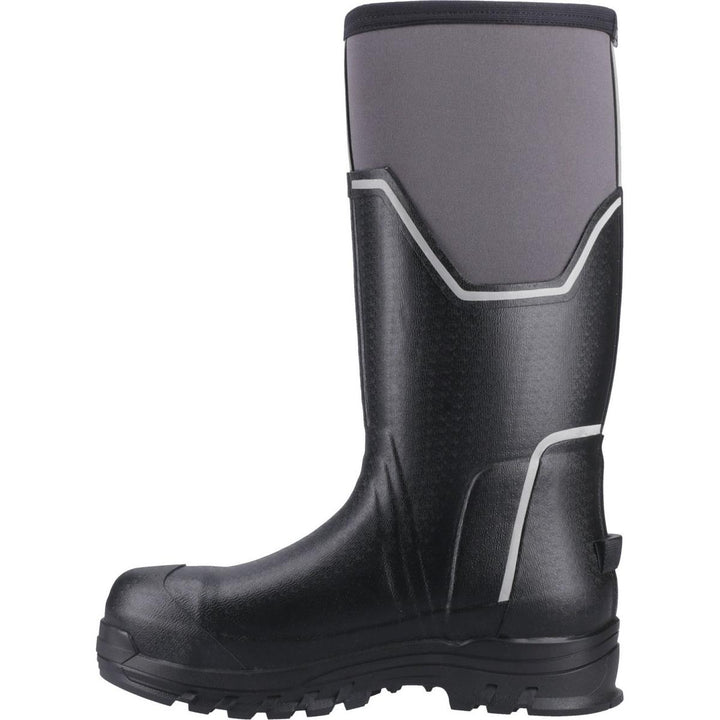 Muck Boots Grit S5 Safety Wellington Black/Grey – view 4