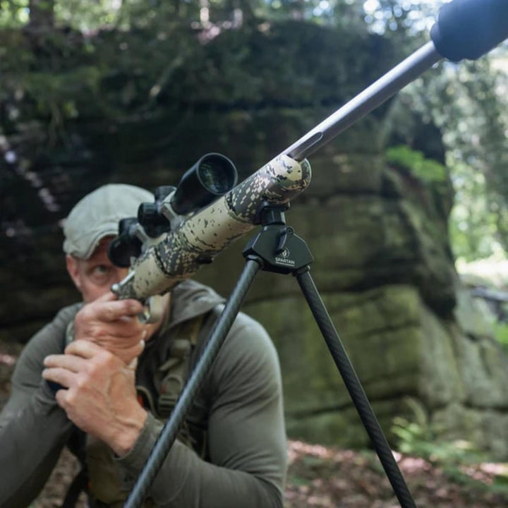 Spartan New Pro Leg 19.5" - 42" Weight (Per Leg):- 6oz / 170g, Ground Clearance (On Javelin Bipod):-