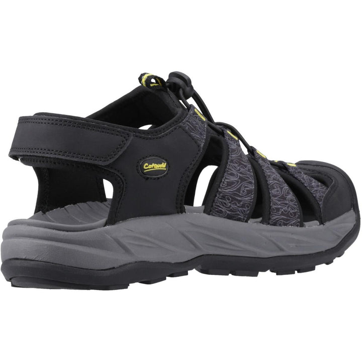 Cotswold Minster Sandal Black