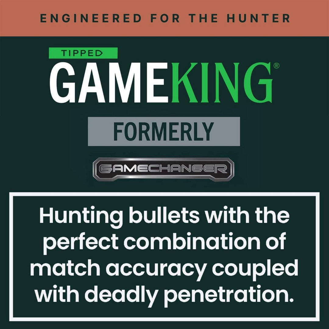 Sierra .270 Cal .277 175gr Tipped GameKing Hunting Bullets, Pack of 100