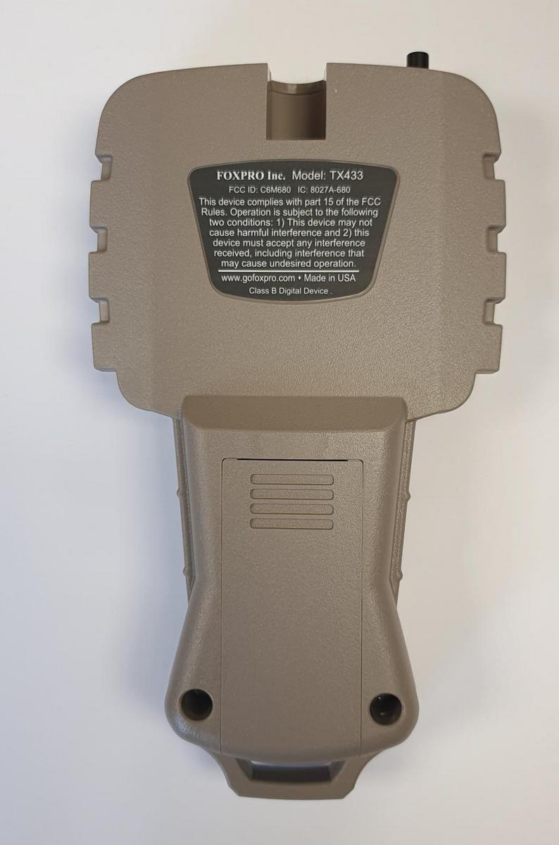 FoxPro TX433XL Spare Remote for Prowler and Hellcat