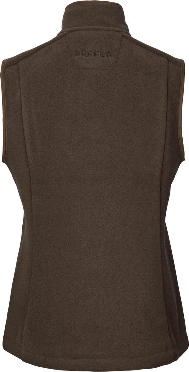 Harkila Sandhem sherpa fleece waistcoat W Demitasse