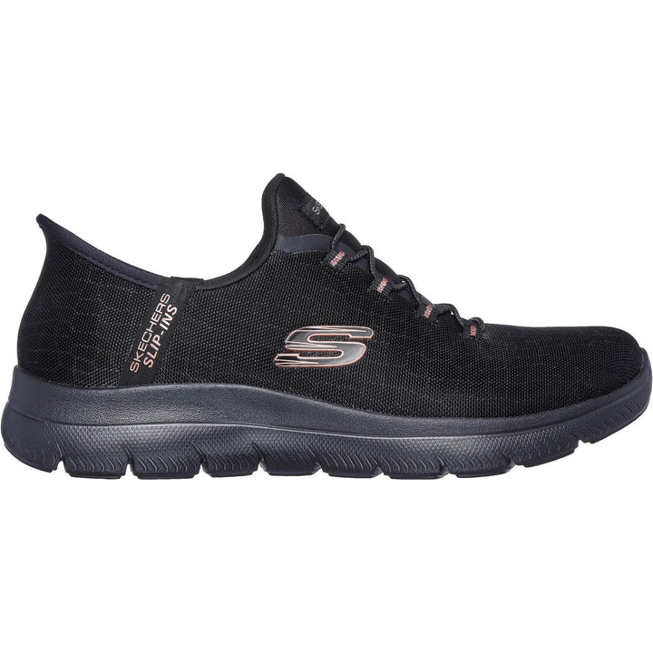 Summits Classy Night Shoe Black/Rose Gold