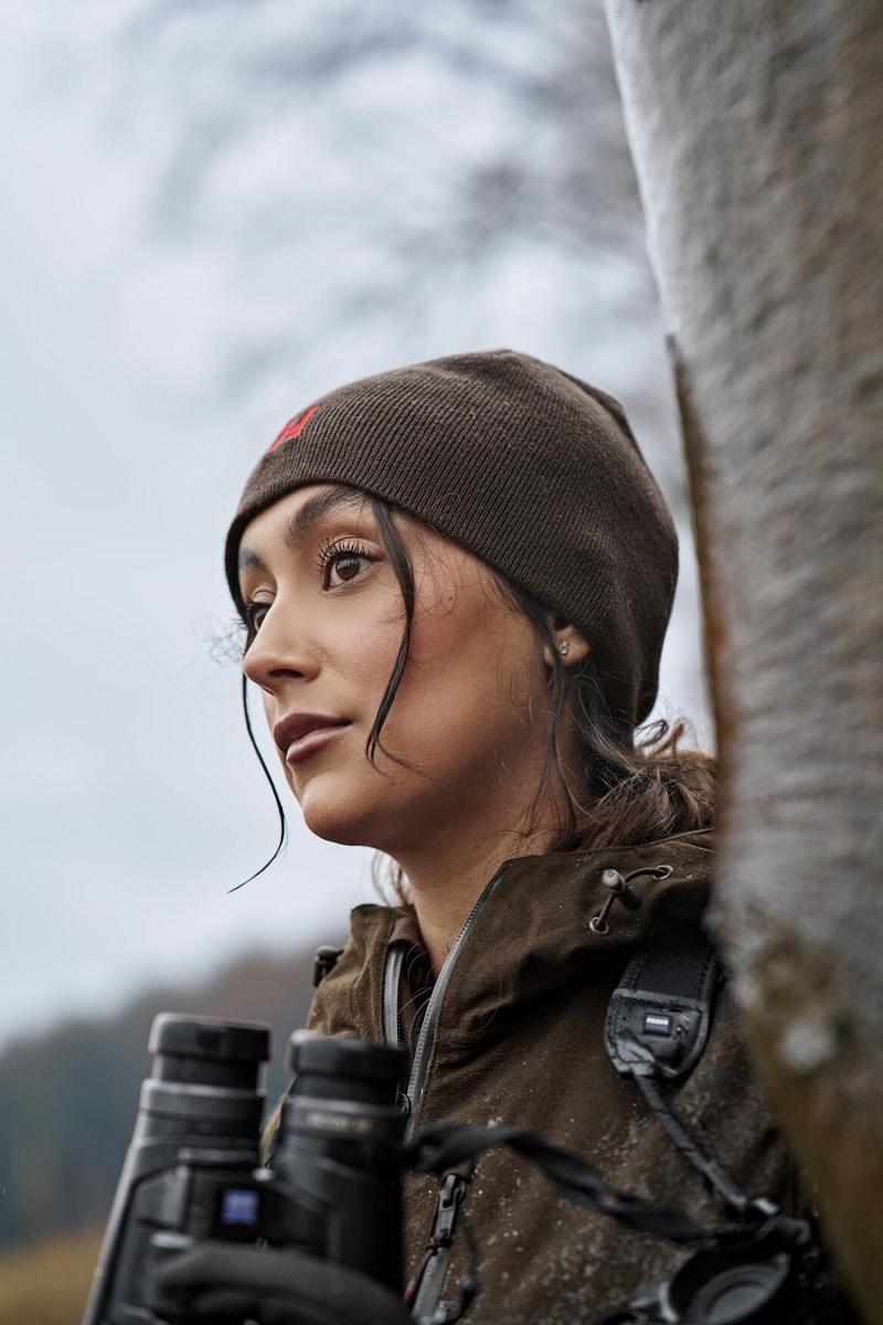 Harkila Härkila Aspire reversible beanie Shadow brown/Red