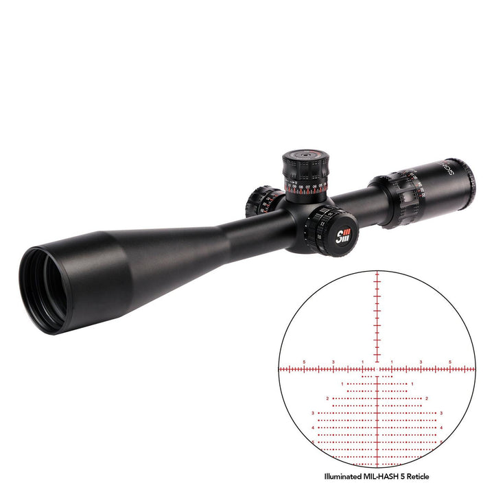 Sightron SIII 8-32x56 Precision Long Range IR Zero Stop MH-5