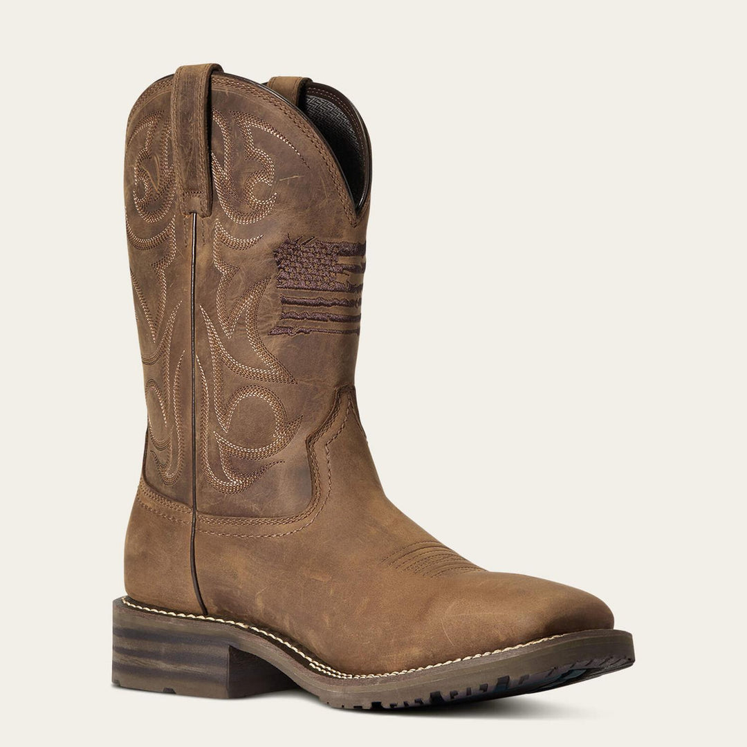 Ariat Mens Hybrid Patriot Waterproof Western Boot – view 5
