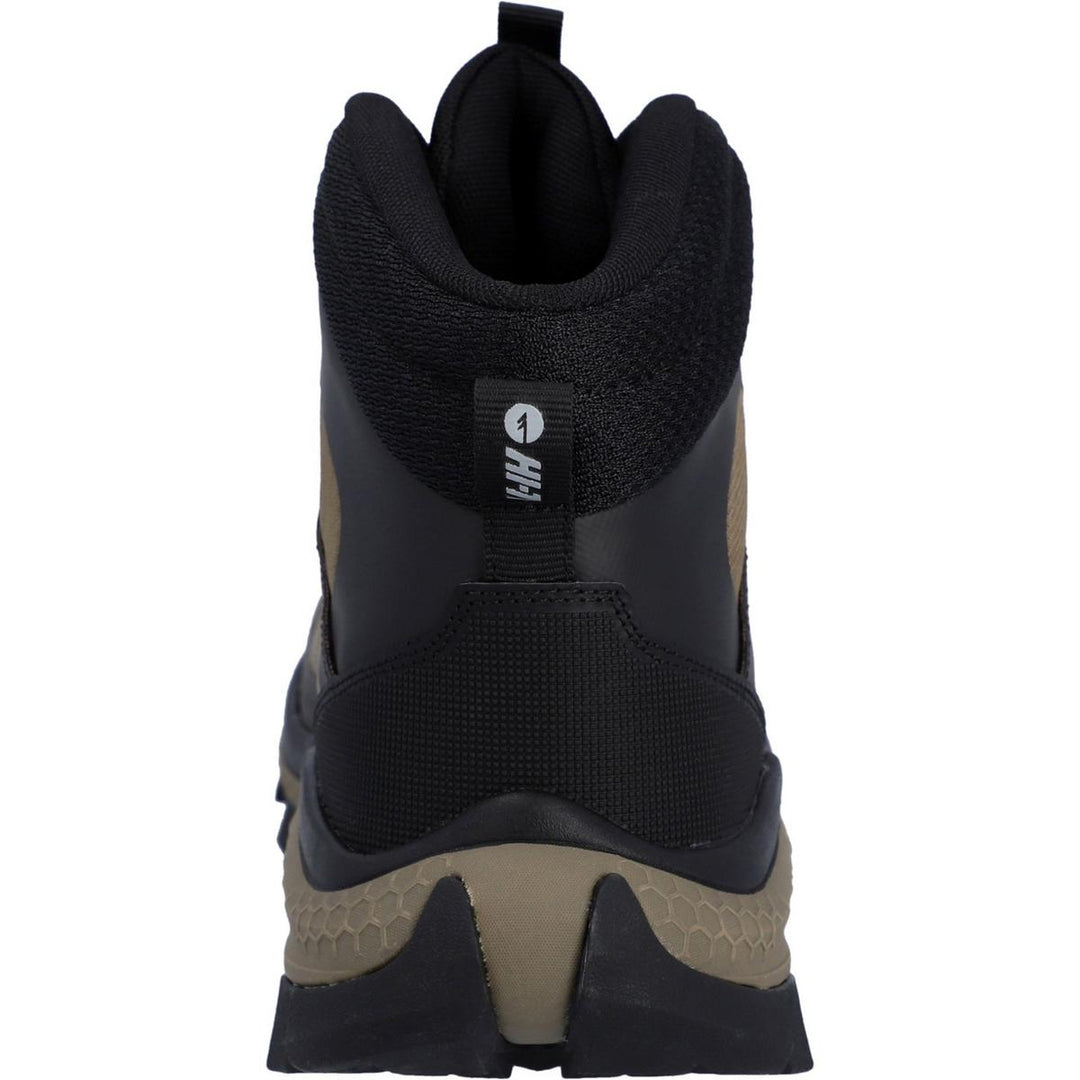Hi-Tec AWW Infuse Mid WP Hiking Boots Mens Black/Walnut/Arti – view 2
