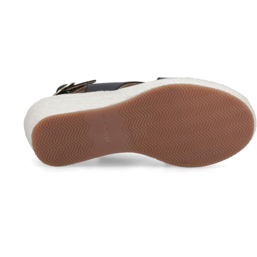 Willow Rattan Sandal Black