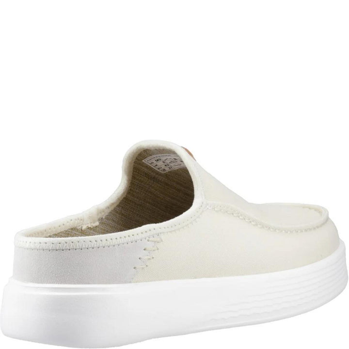 HEYDUDE Austin Workwear Mule Almost White/White