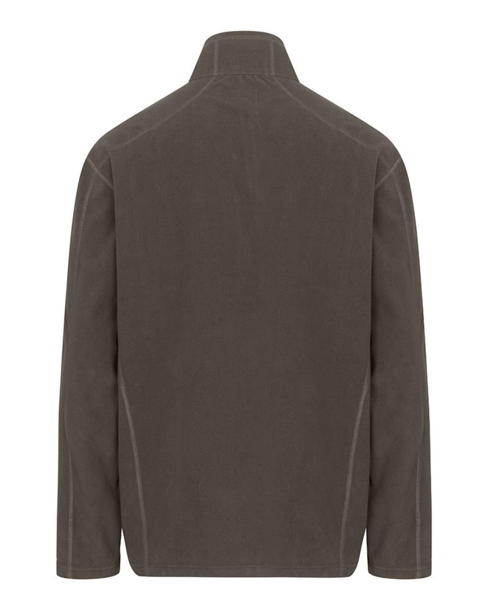 Hoggs of Fife Islander Techpro 1/4 Zip Shirt - Beluga – view 2