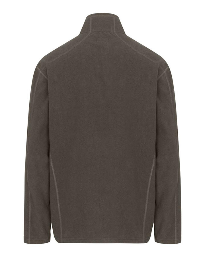 Hoggs of Fife Islander Techpro 1/4 Zip Shirt - Beluga – view 2