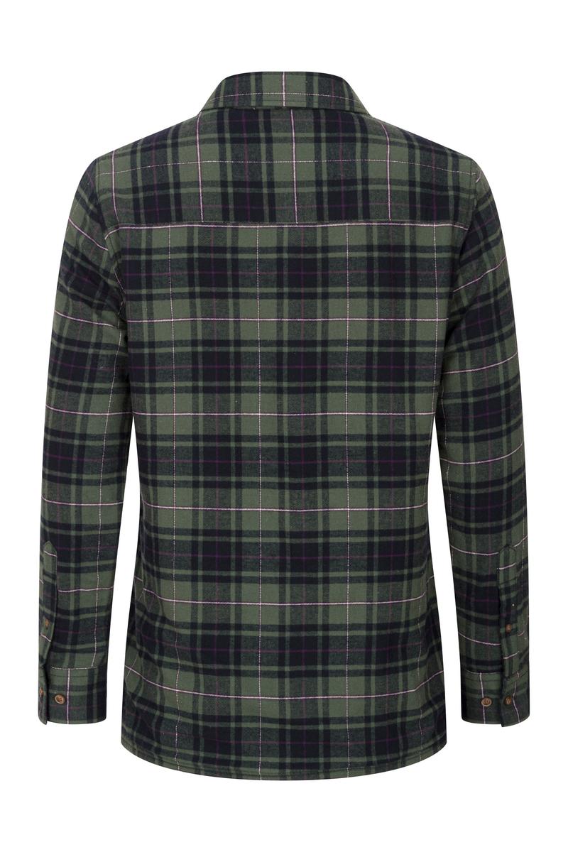 Hoggs of Fife Hogg Tartan Ladies Fleece-Lined Shacket – view 2