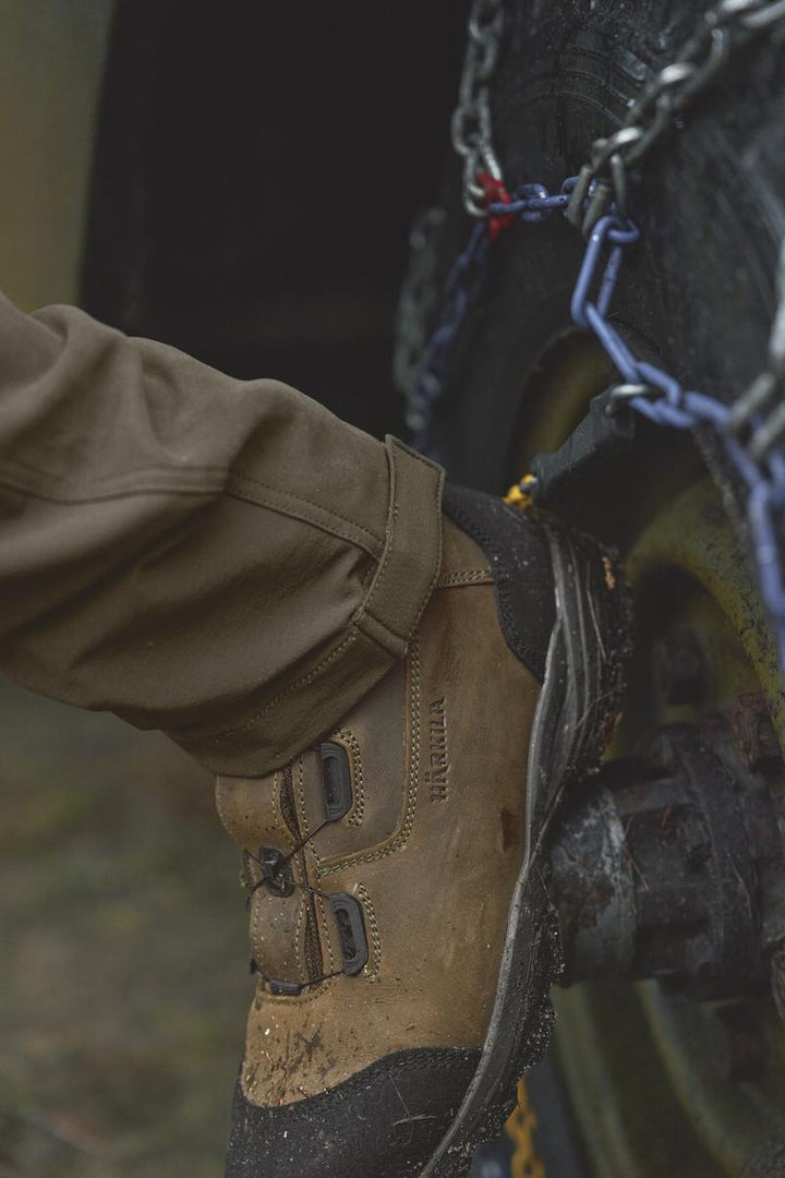 Harkila Härkila Hill trousers Willow green/Brown