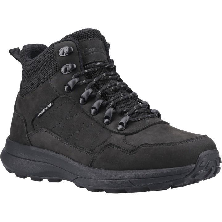 Oddington Mens Nubuck Black