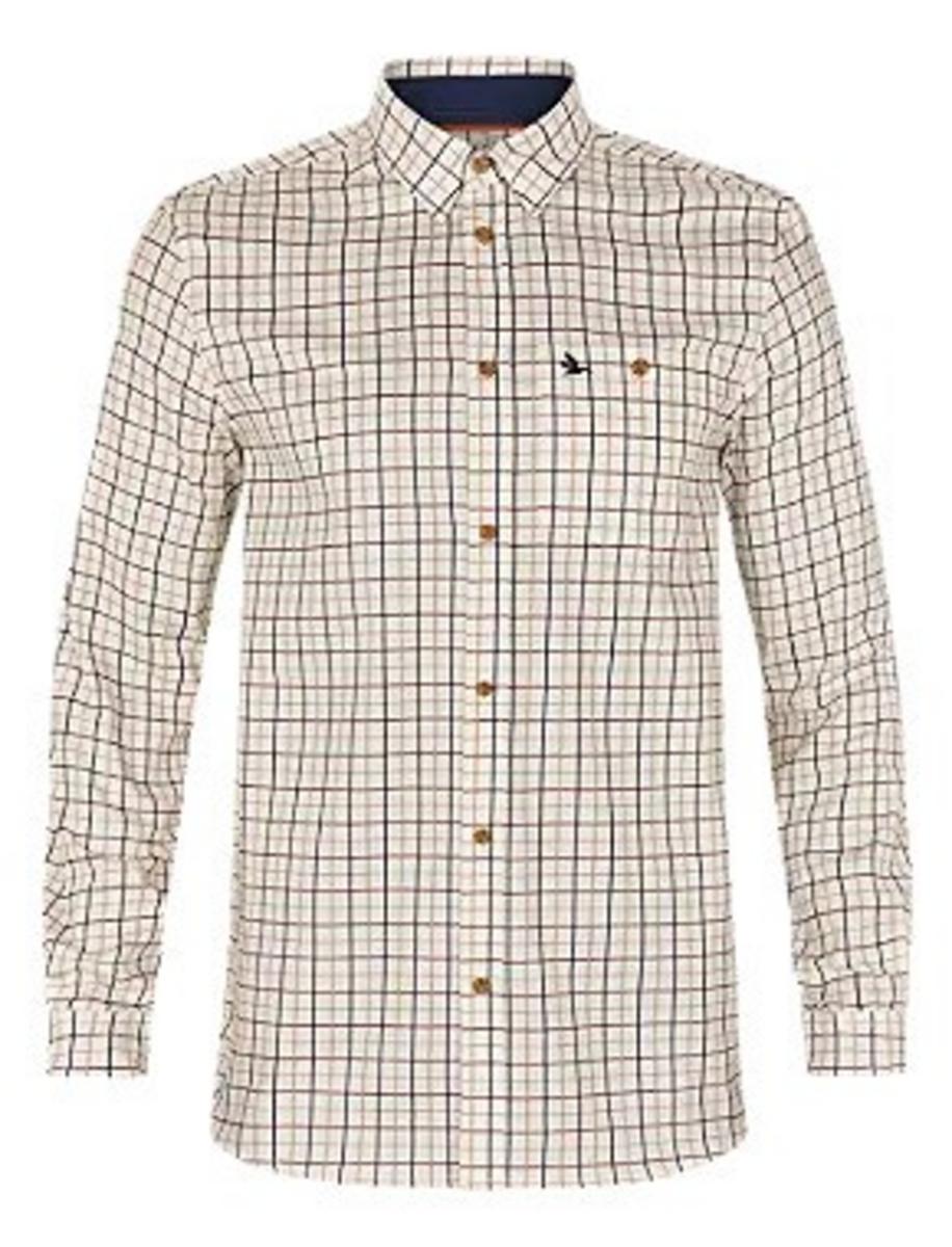 Seeland Oxford Shooting Shirt Classic Blue/Merlot Check