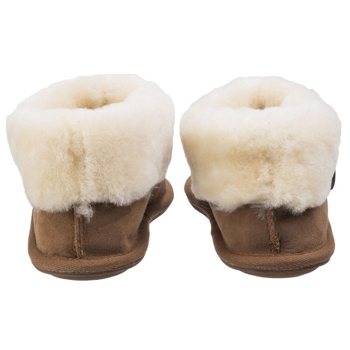 Cotswold Wotton Sheepskin Bootie Chestnut