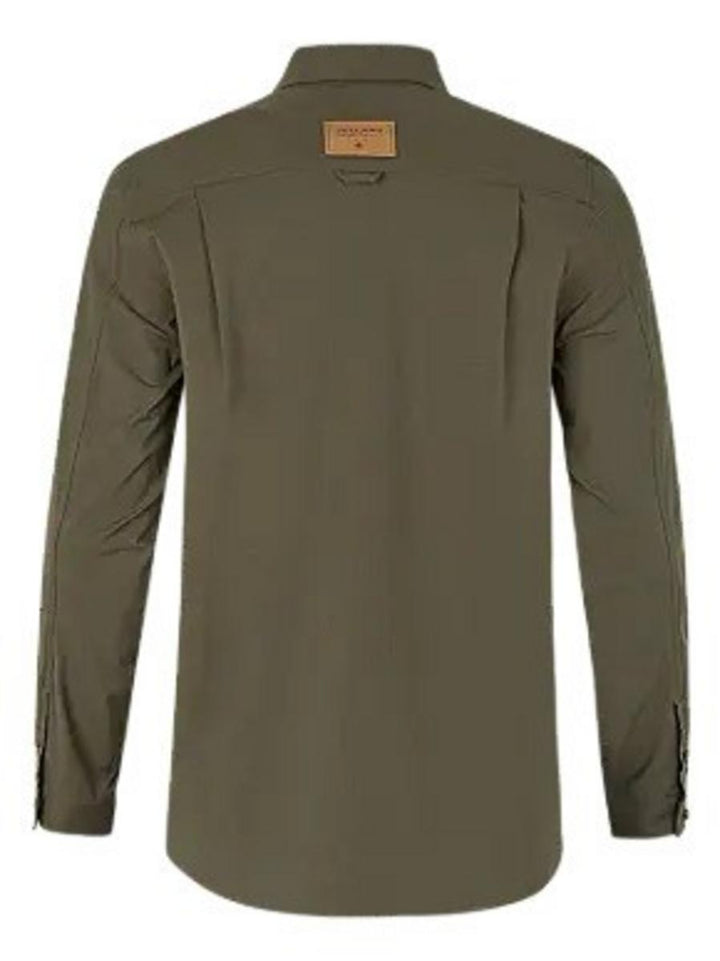 Seeland Selous L/S Cargo Shirt Grape leaf