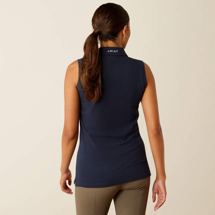 Ariat Ladies Prix 3.0 Sleeveless Polo Shirt – view 2