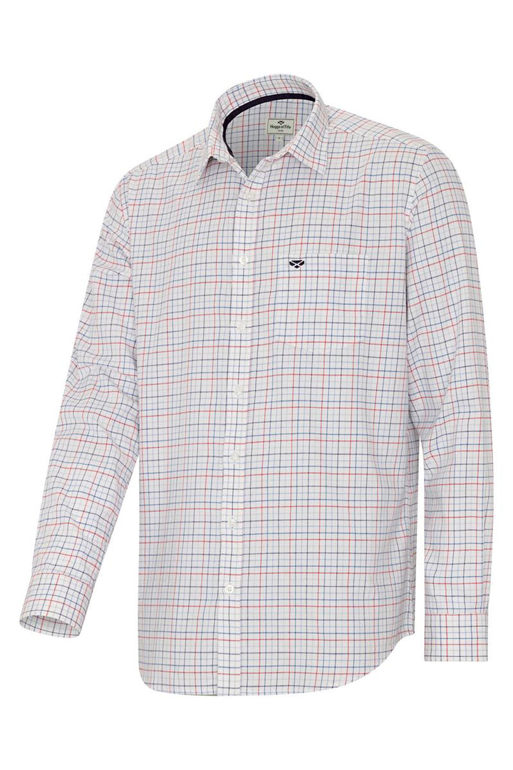 Hoggs of Fife CALLUM COUNTRY CHECK SHIRT RED/BLUE CHECK