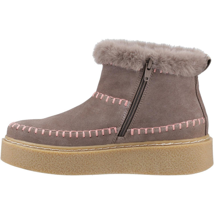 Brielle Stitch Boot Taupe