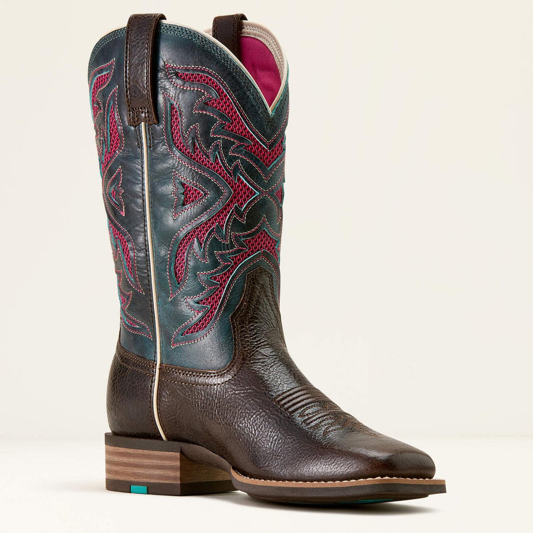 Ariat Ladies San Angelo VentTEK 360 Wide Square Toe Western Boot – view 5