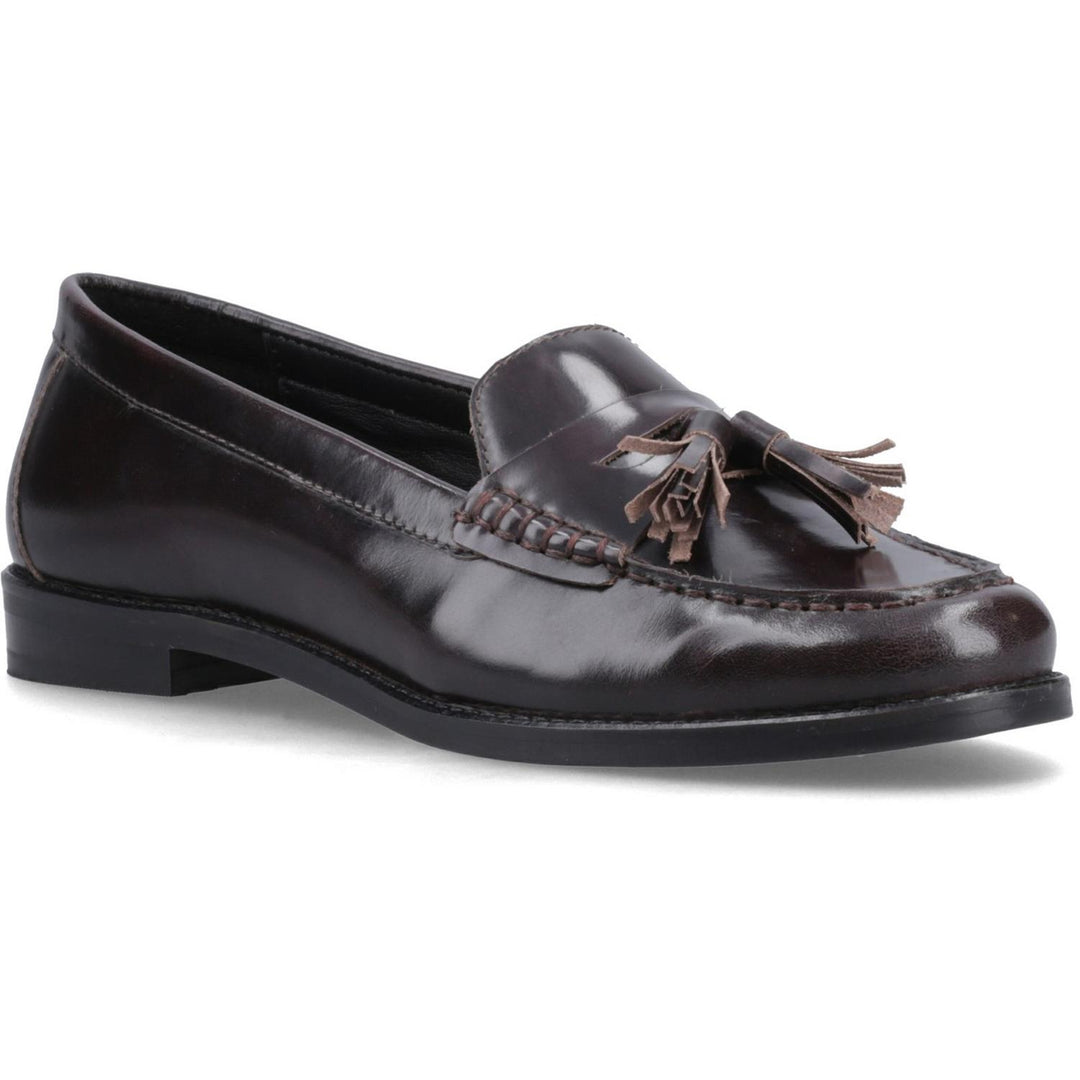 Connie Tassel Loafer Aubergine