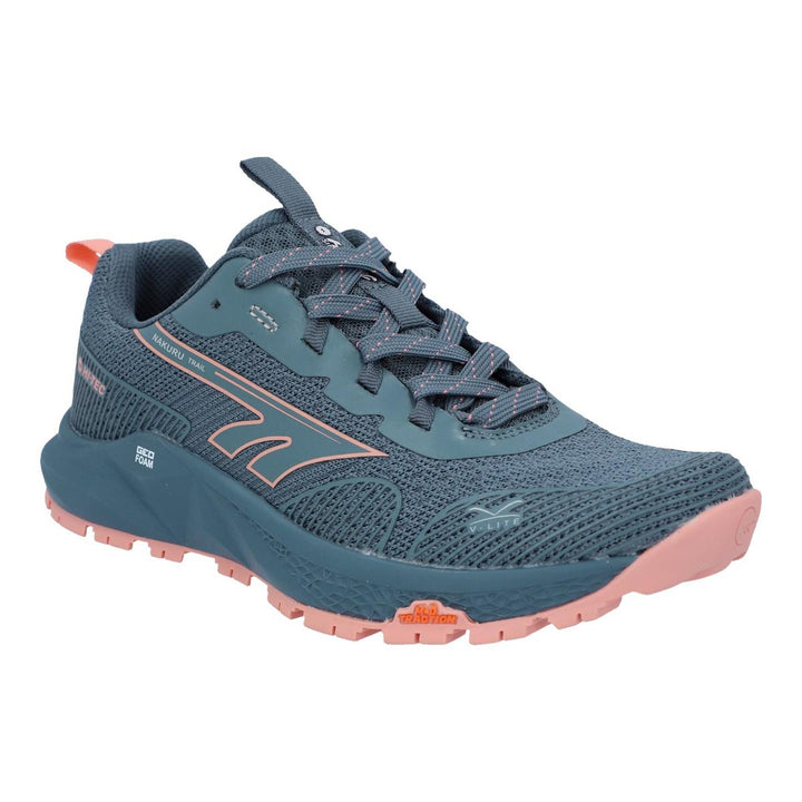 Hi-Tec Geo Nakuru Trainers Flintstone/Coral