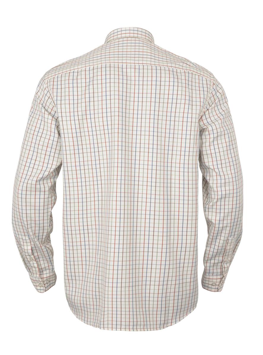 Harkila Haywood wool blend L/S shirt Arabian spice check