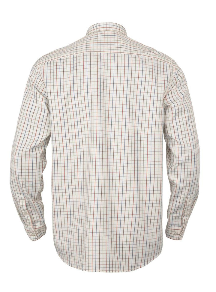 Harkila Haywood wool blend L/S shirt Arabian spice check