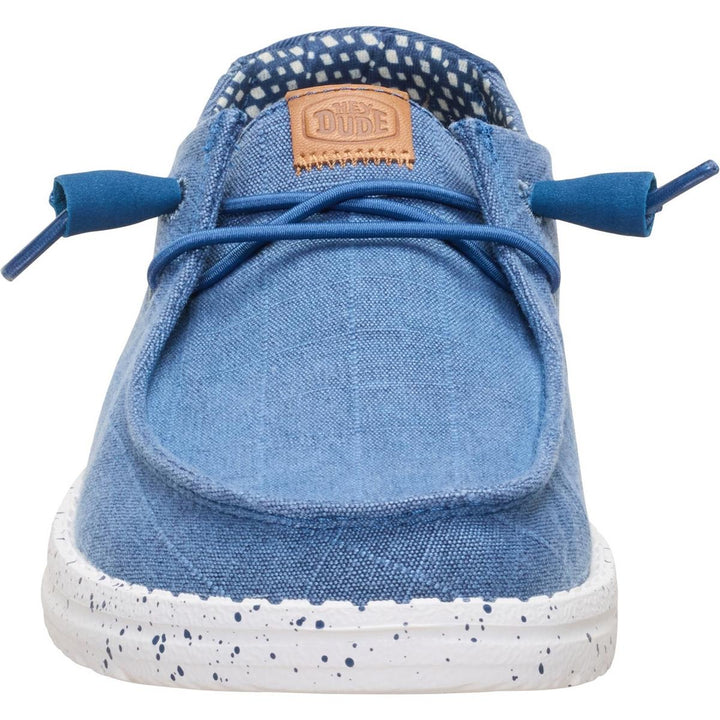 HEYDUDE Wendy Chambray Grid Ensign Blue