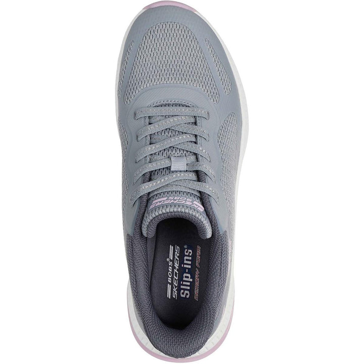 Skechers BOBS Squad 4 Staple Look Trainer Grey/Multi