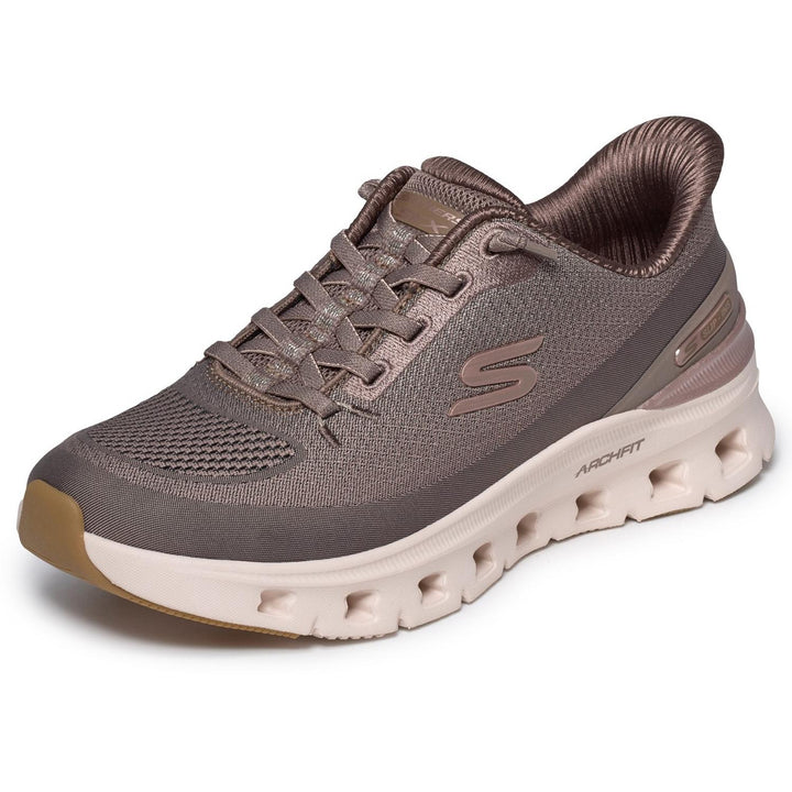 ARCH FIT GLIDE-STEP PRO GOLDEN PACE Brown Mesh/Gold Trim
