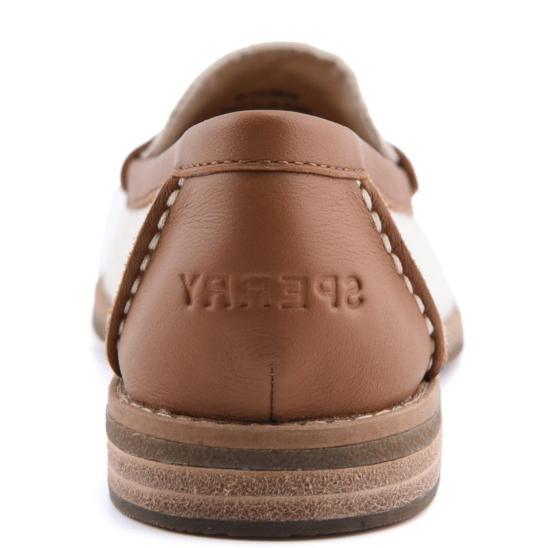 Sperry Port Driving Moccasin White/Tan