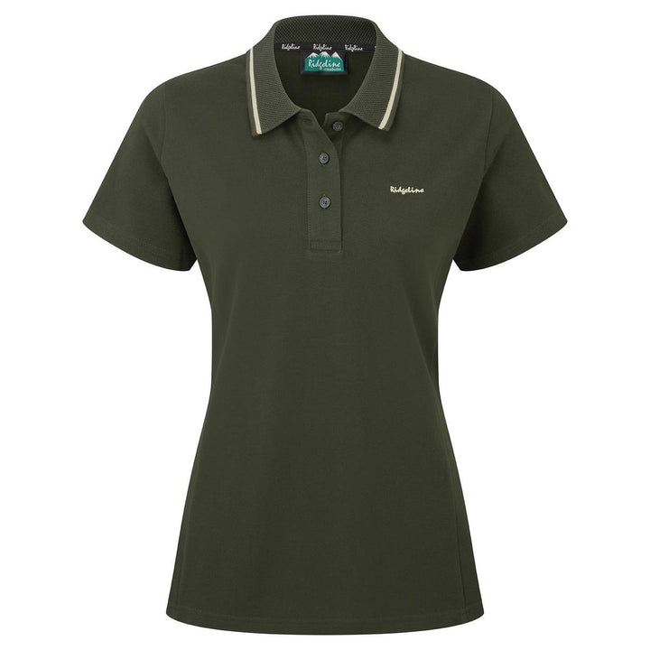 Ridgeline Womens Kilworth Polo Shirt Deep Forest