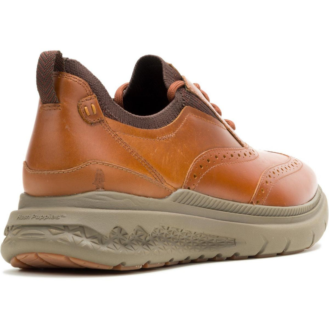 Hush Puppies Excel Wingtip Cognac – view 2