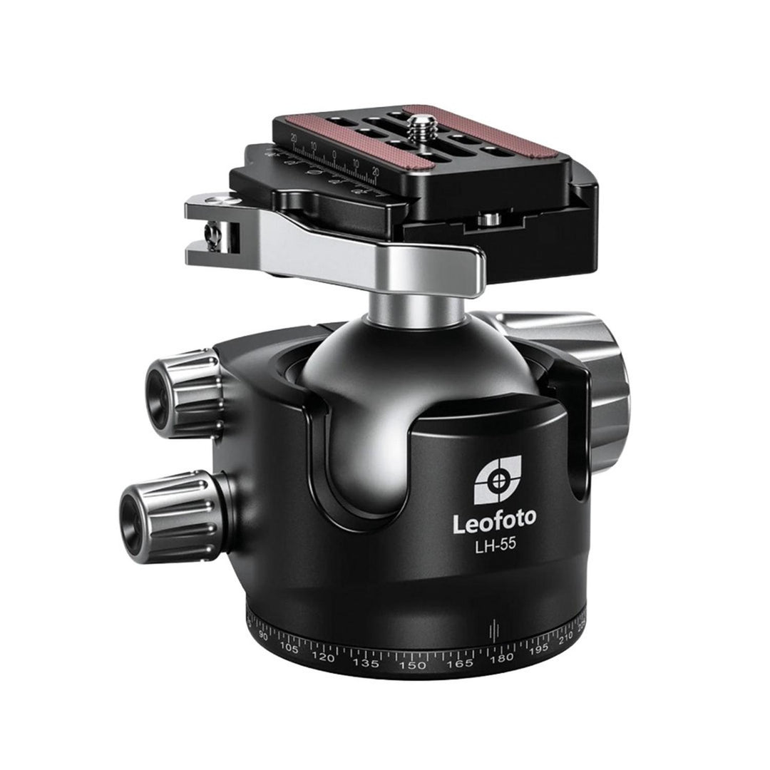 Leofoto LH-55R+RH-3 55mm Low Centre of Gravity Ball Head