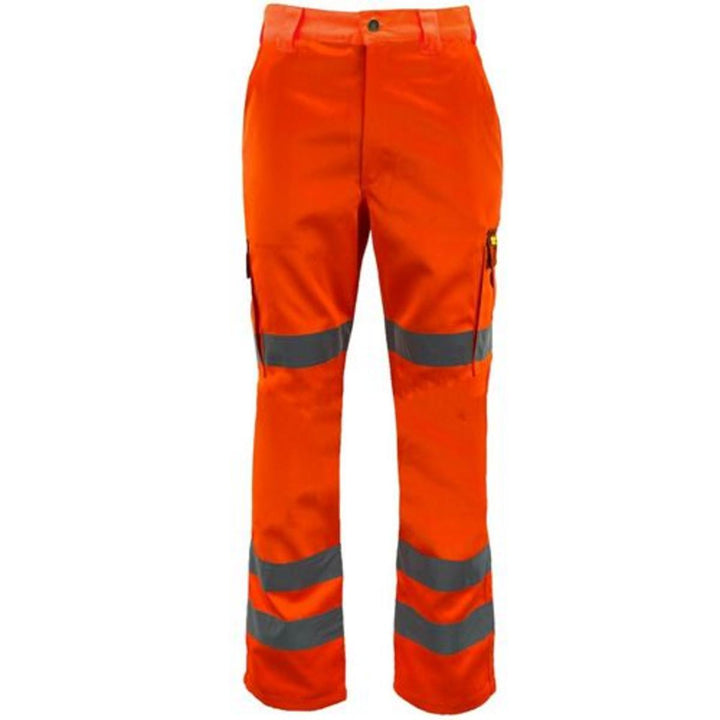 ek Wholesale Hi Vis Polycotton Cargo Trousers - HV516 – view 4